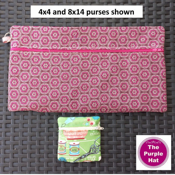 ITH Rectangle Clutch Purse 4x4 5x7 6x10 7x11 8x12 8x14
