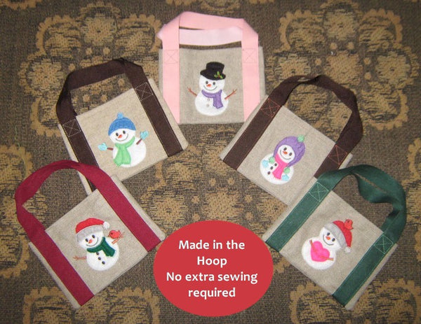 ITH Christmas Gift Bags Set 5 5x7