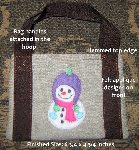 ITH Christmas Gift Bags Set 5 5x7