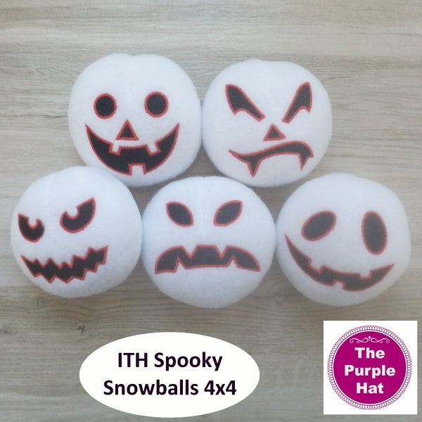 ITH Spooky Snowball Set 01 4x4