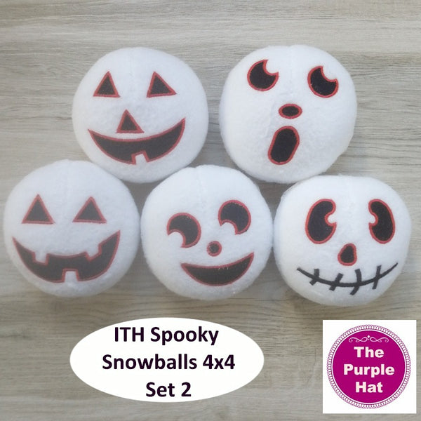 ITH Spooky Snowball Set 02 4x4