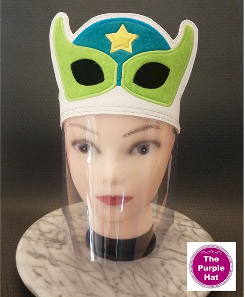 ITH Superhero Face Shield for Kids 6x10