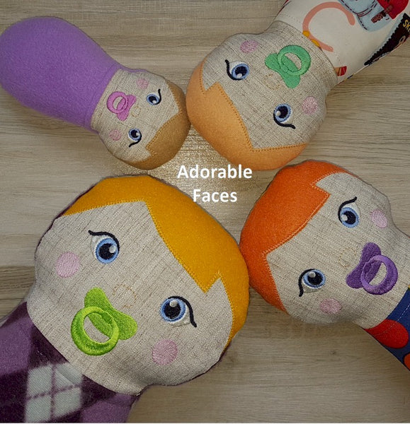 ITH Swaddle Baby Doll 5x7 6x10 8x12 8x14