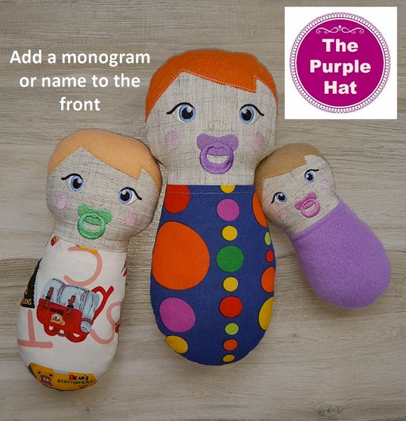 ITH Swaddle Baby Doll 5x7 6x10 8x12 8x14