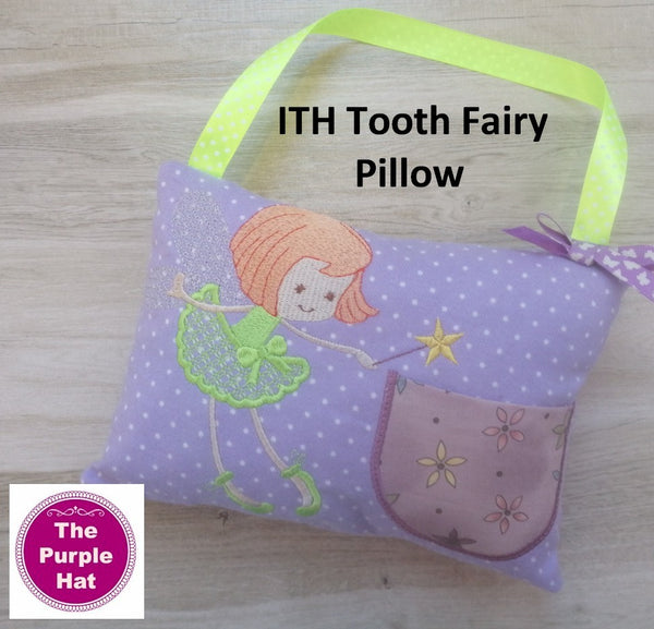 ITH In the Hoop Tooth Fairy Pillow 01 5x7 & 6x10