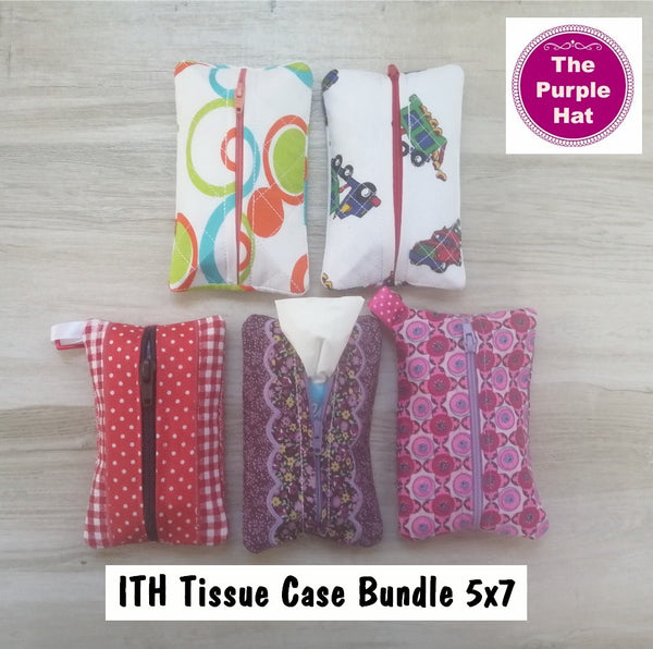 ITH In the Hoop Tissue Case Bundle 5x7