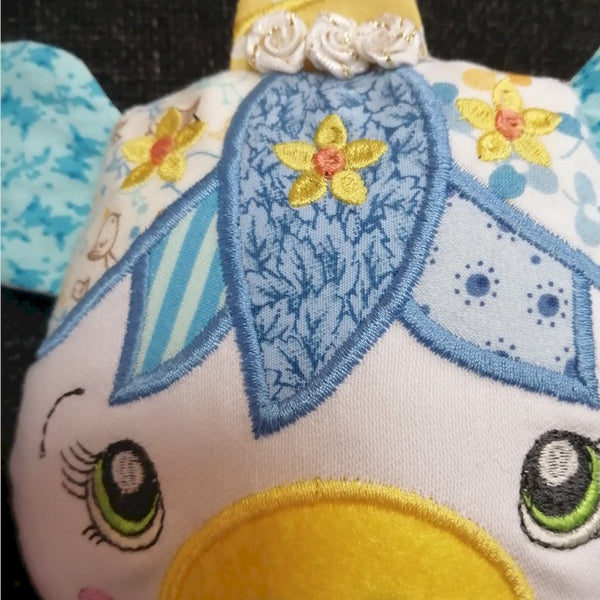 ITH Unicorn Soft Stuffed Toy Stuffie 5x7 and 6x10