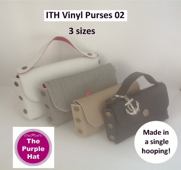 ITH Vinyl Purses Set 02 6x10 7x11 8x12