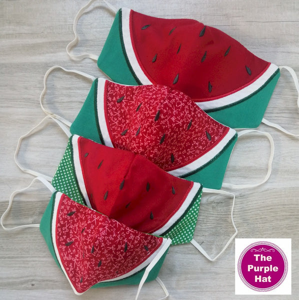 ITH Watermelon Face or Dust Mask 4 sizes 5x7 & 6x10