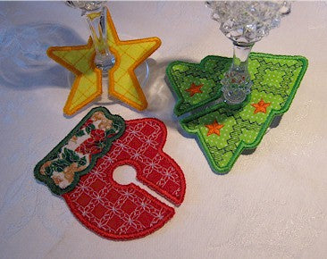 ITH Christmas Drinks Charms 4x4