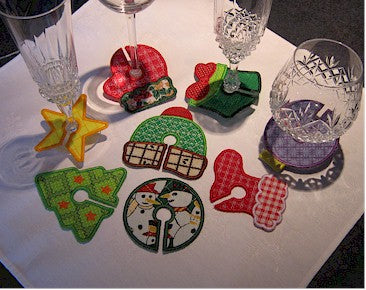 ITH Christmas Drinks Charms 4x4