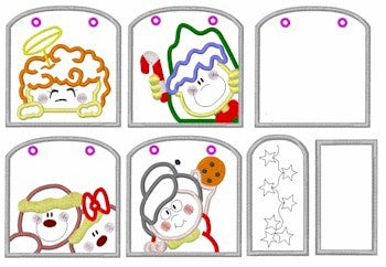 ITH Christmas Gift Bags Set 1 4x4