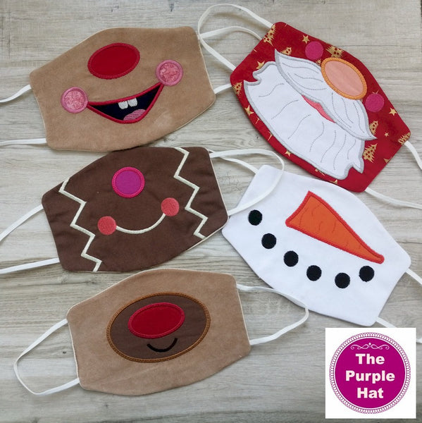 ITH Christmas Kids Face or Dust Mask 5x7