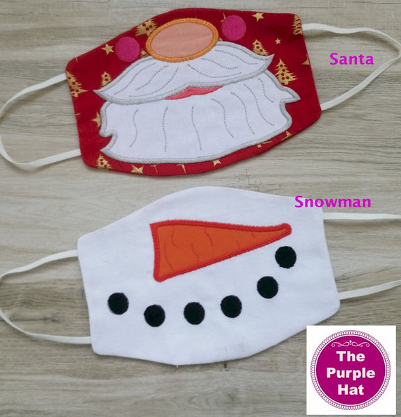 ITH Christmas Kids Face or Dust Mask 5x7