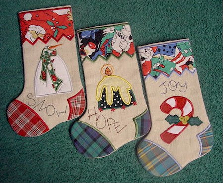 ITH Christmas Stockings 6x10