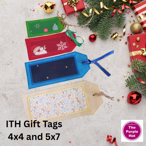 ITH Gift tags 4x4 and 5x7