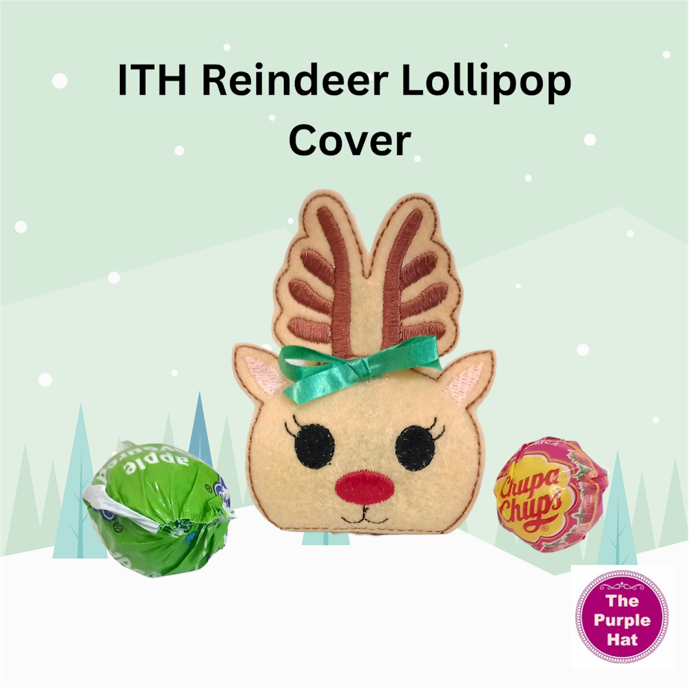 ITH Reindeer Lollipop Cover 5x7 and 6x10