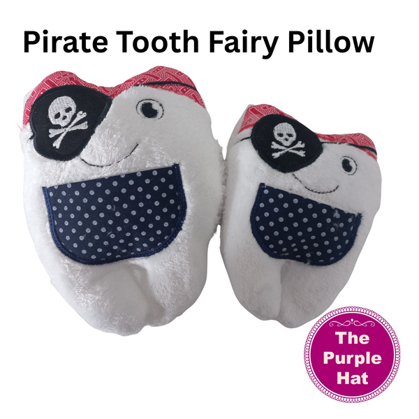 ITH Pirate Tooth Fairy Pillow