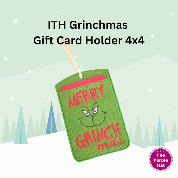 ITH Christmas Gift Card Holder Bundle 4x4 and 5x7