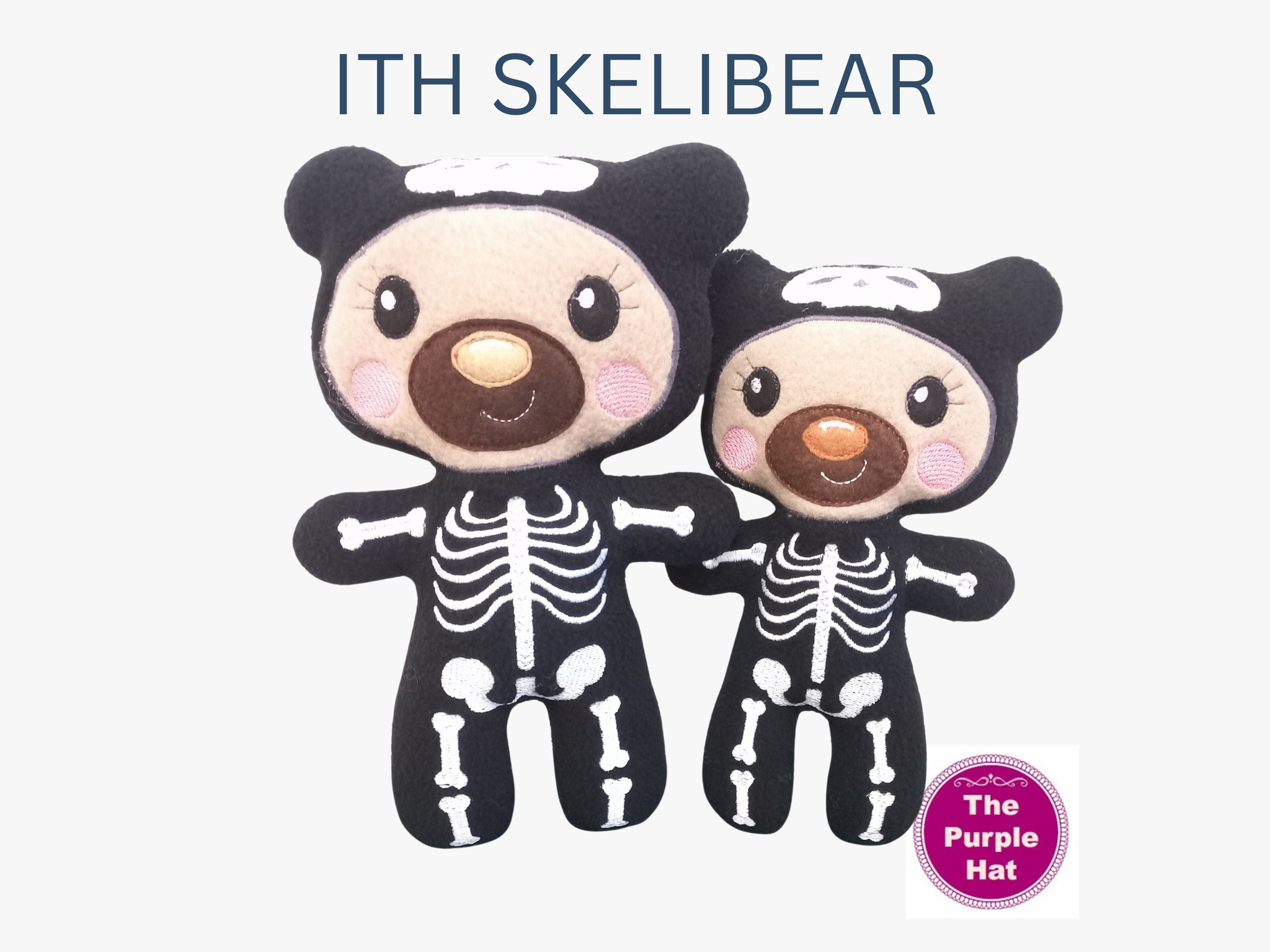 ITH In the Hoop Skeleton Bear