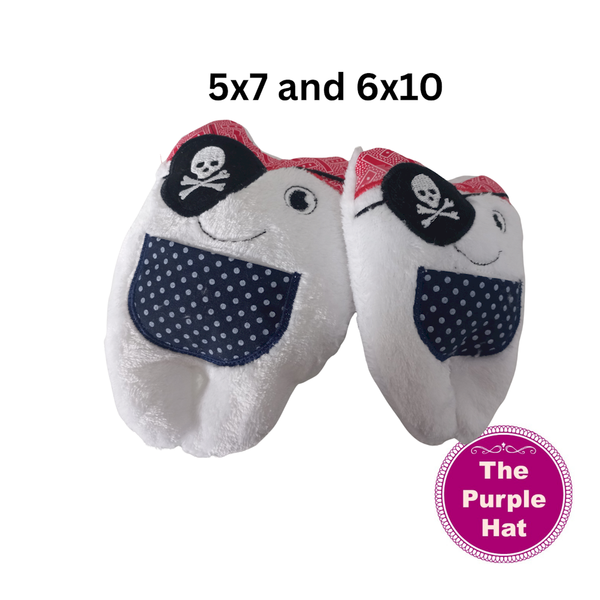ITH Pirate Tooth Fairy Pillow