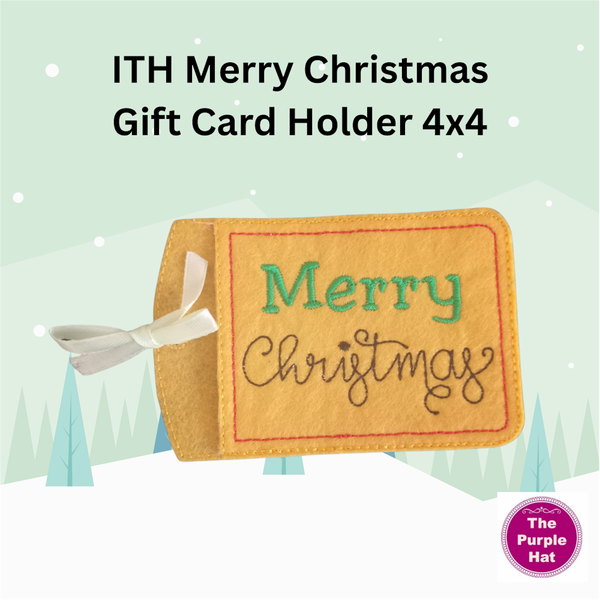 ITH Christmas Gift Card Holder Bundle 4x4 and 5x7