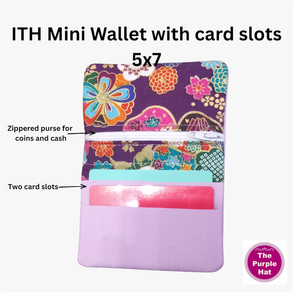 ITH Mini Wallet with card slots 5x7