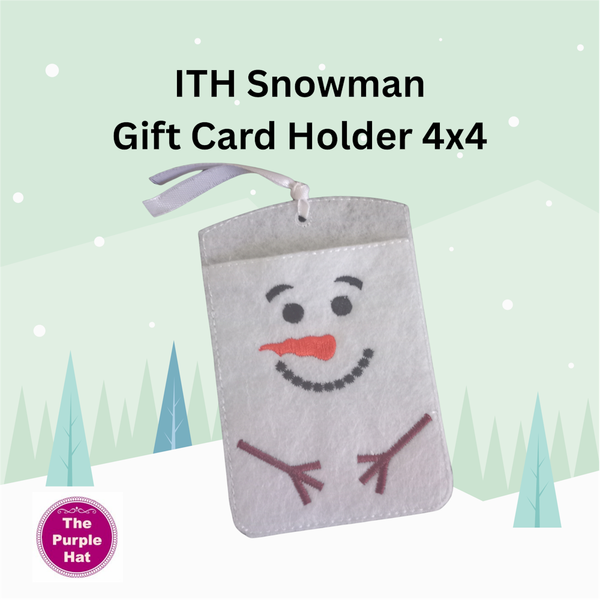 ITH Christmas Gift Card Holder Bundle 4x4 and 5x7
