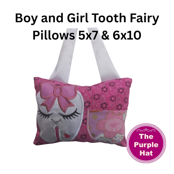 ITH Boy and Girl Tooth Fairy Pillow