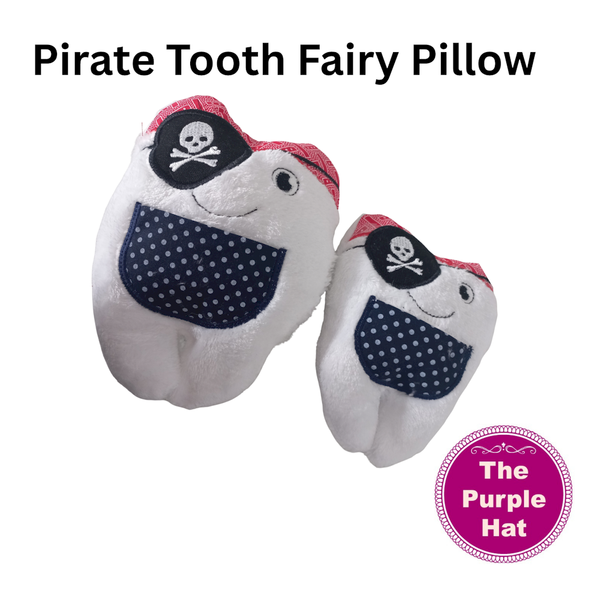 ITH Pirate Tooth Fairy Pillow