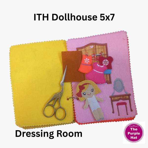 ITH In the Hoop Dollhouse 5x7