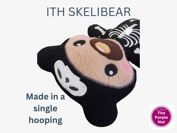 ITH In the Hoop Skeleton Bear