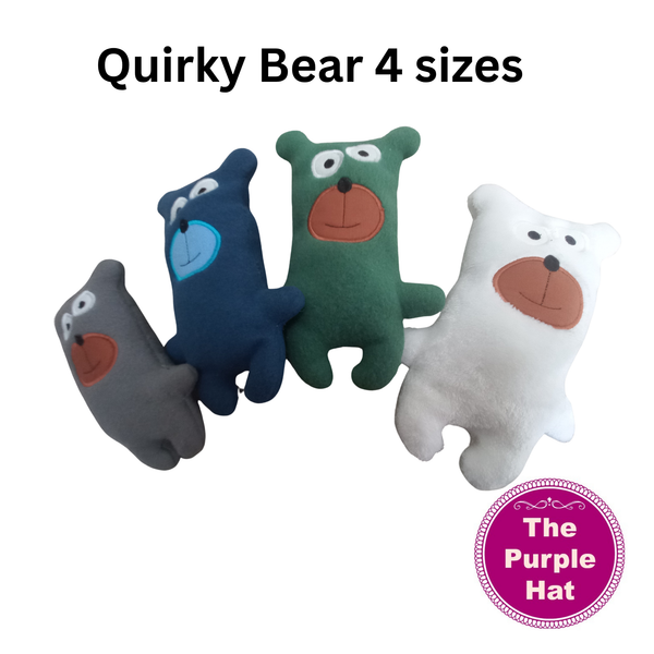 ITH Quirky Bear 5x7 6x10 7x11 8x12