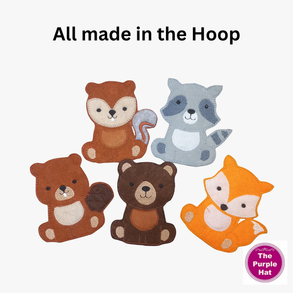 ITH Woodland Friends Finger Puppet Set