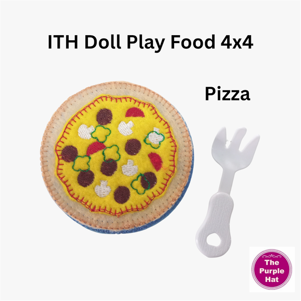 Ith In the Hoop Doll Felt Play Food 4x4