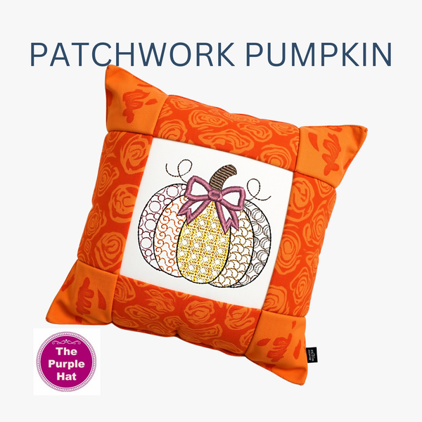 Patchwork Pumpkin 4x4
