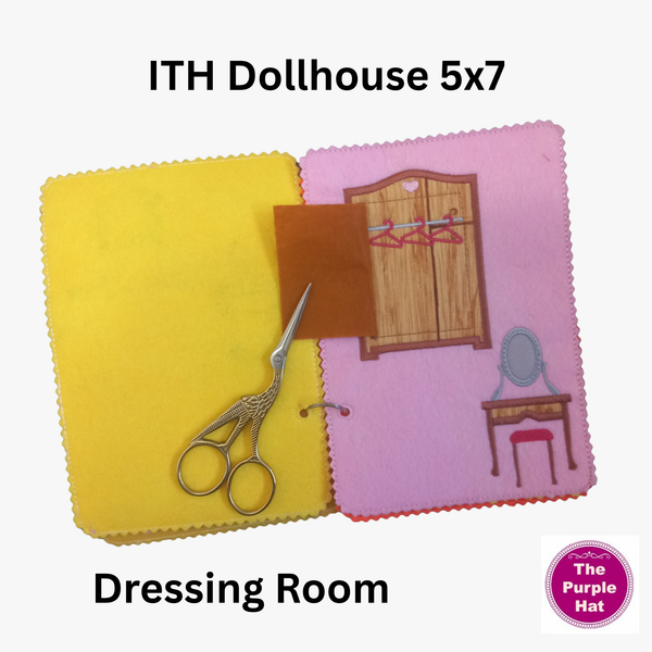 ITH In the Hoop Dollhouse 5x7