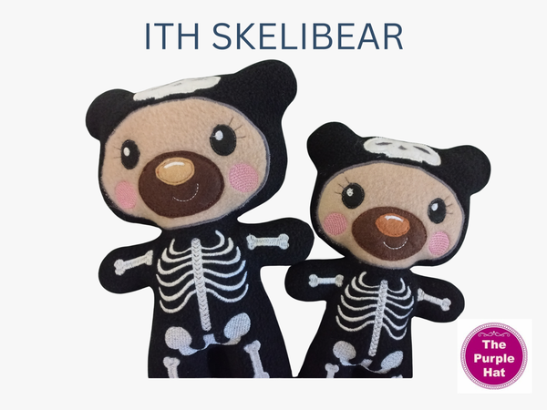 ITH In the Hoop Skeleton Bear