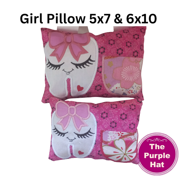 ITH Boy and Girl Tooth Fairy Pillow