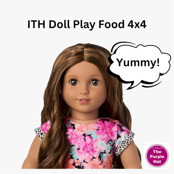 Ith In the Hoop Doll Felt Play Food 4x4