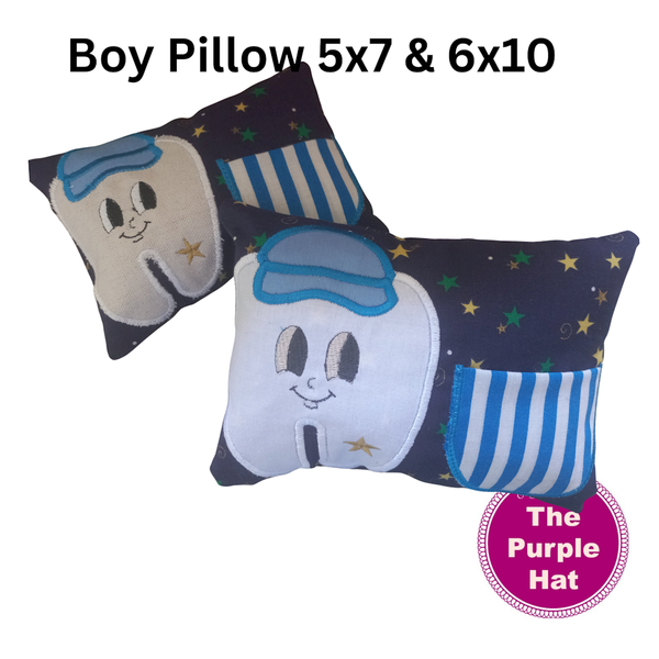 ITH Boy and Girl Tooth Fairy Pillow