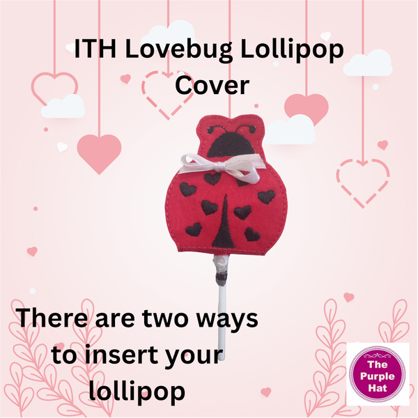 ITH LoveBug Lollipop Cover 5x7