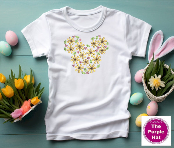 Floral Mouse Head 01