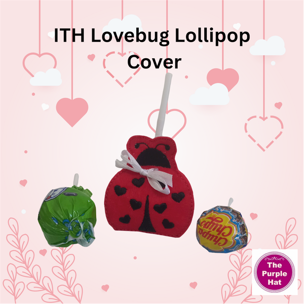 ITH LoveBug Lollipop Cover 5x7