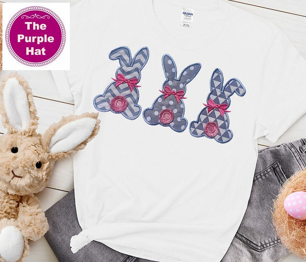 Fringe Fluffy Bunny Trio
