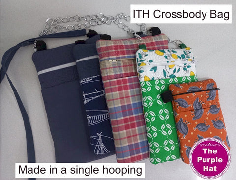ITH In the Hoop Crossbody Bag 5x7 6x10 7x11 8x10 8x12