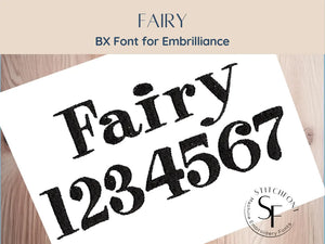 BX Font Alphabet - Fairy Font - 3 sizes