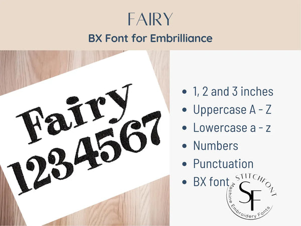 BX Font Alphabet - Fairy Font - 3 sizes