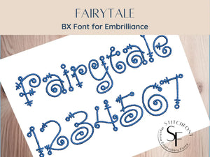 BX Font Alphabet - Fairytale Font - 3 sizes