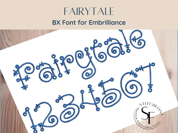 BX Font Alphabet - Fairytale Font - 3 sizes